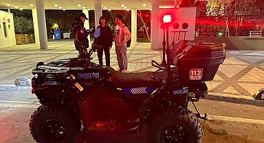 İzmir'de ATV'li polisler yılbaşında iş başında