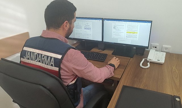 Jandarma ekiplerinin sanal devriyesine takılan 18 internet sitesine işlem yapıldı