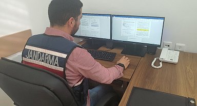 Jandarma ekiplerinin sanal devriyesine takılan 18 internet sitesine işlem yapıldı