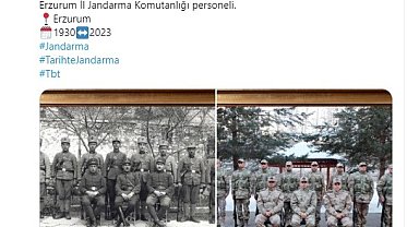 Jandarmadan duygu dolu paylaşım