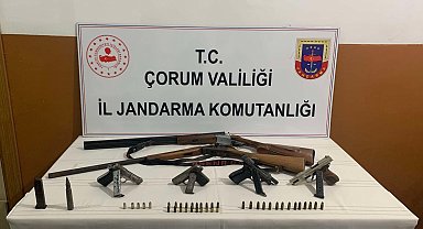 Jandarmadan kaçak silah operasyonu
