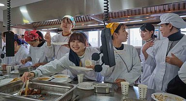 Japon öğrencilere Türk mutfağı eğitimi