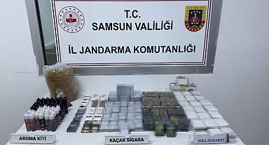 Kaçak tütün satıcısına jandarma ekiplerince operasyon
