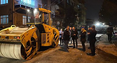 Kadıköy'de asfalt mesaisi