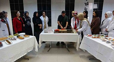 Kadın kursiyerlere uzman aşçılardan eğitim