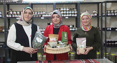 Kadınlar kurdukları kooperatif ile 160 çeşit ürün üretip ekonomiye katkı sağlıyor