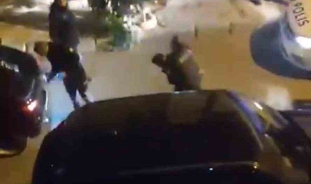 Kağıthane'de torbacıların kovalamaca sonucu yakalandığı anlar kamerada