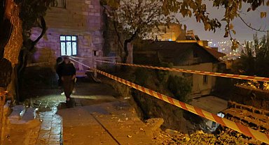 Kahramanmaraş'ta istinat duvarı üçüncü kez çöktü