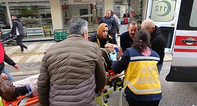 Kamyonetin çarptığı 83 yaşındaki bisikletli ağır yaralandı