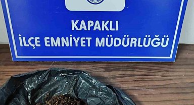 Kapaklı'da şüpheli şahsın üzerinden bonzai çıktı