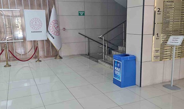 Karaman'da toplanan mavi kapaklar engelli bireylere umut olacak