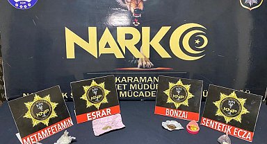 Karaman'da uyuşturucu operasyonunda 2 kişi tutuklandı