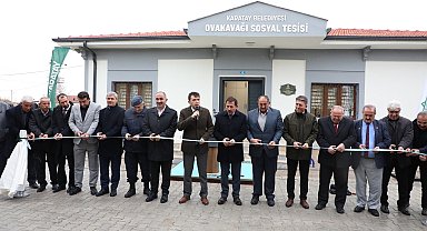 Karatay'da Ovakavağı Sosyal Tesisi hizmete açıldı