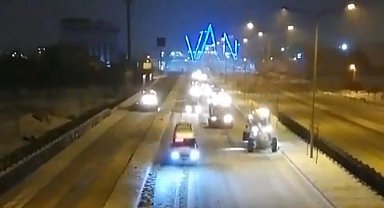 Karayolları 11. Bölge Müdürlüğünün kar mesaisi