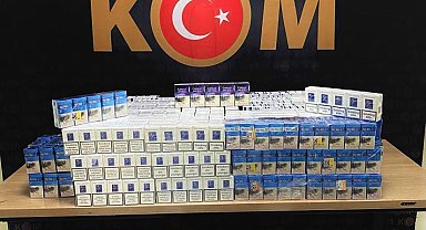Kargo kolilerinden kaçak sigara çıktı