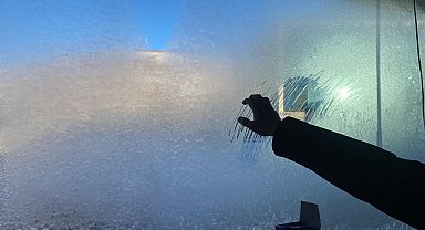 Karlıova'da hava sıcaklığı eksi 10 dereceye kadar düştü