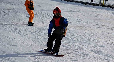 Kartalkaya'da kayak sezonu açıldı