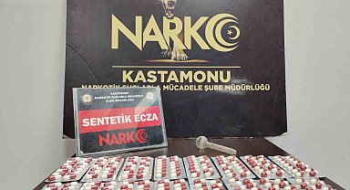 Kastamonu'da 224 adet uyuşturucu hap ele geçirildi: 1 tutuklama