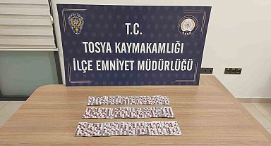 Kastamonu'da 497 adet sentetik ecza hap ele geçirildi: 1 tutuklama