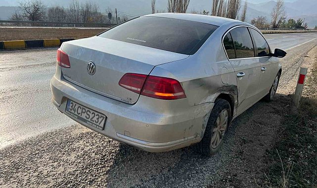 Kastamonu'da iki otomobil çarpıştı: 2 yaralı