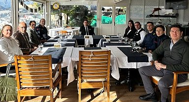 Kaymakam Kaya deniz otoriteleri ile deniz güvenliği hakkında toplantı yaptı
