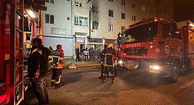 Kayseri'de ev yangını: 4 kişi dumandan etkilendi