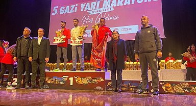 Kayserili sporcu, Gaziantep maratonunda birinci oldu