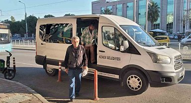 Kemer Belediyesi'nden hasta vatandaşlara ücretsiz taşıma