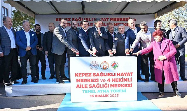 KETEM'in de hizmet vereceği Sağlıklı Hayat Merkezi ve 4 hekimli Aile Sağlığı Merkezi temeli törenle atıldı
