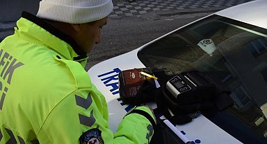 Kırklareli'de trafik denetimi: 4 araç trafikten men edildi