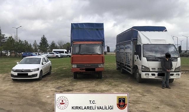 Kırklareli'nde 76 kaçak göçmen yakalandı