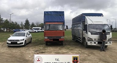 Kırklareli'nde 76 kaçak göçmen yakalandı