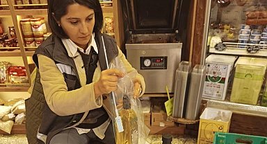 Kırklareli'nde zeytinyağı satışı yapan işletmeler denetlendi