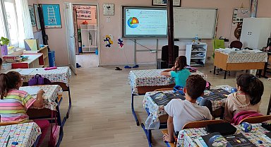 Kırsaldaki birleştirilmiş sınıflı ilkokullara diğer okullardan etkileşimli tahta desteği