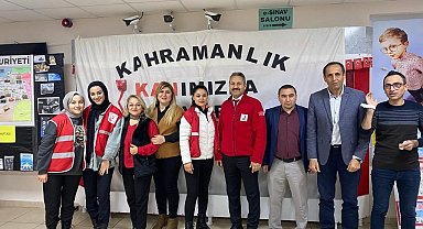 Kızılay'dan 560 kan bağışı yapan Osmancık'a kurumsal kan bağış madalyası