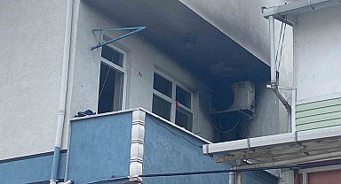 Klima motoru yangın çıkardı