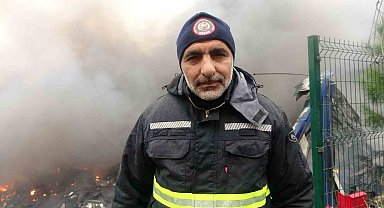 Kocaeli'de lojistik deposunda çıkan yangın 8 saate kontrol altına alındı