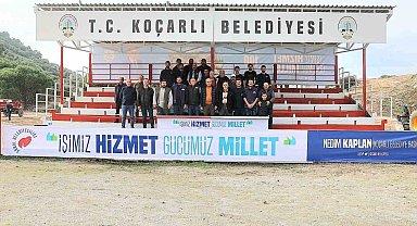 Koçarlı arenası deve güreşine hazır