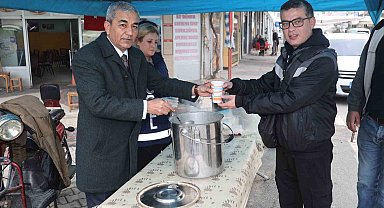 Koçarlı soğuk güne sıcak başladı