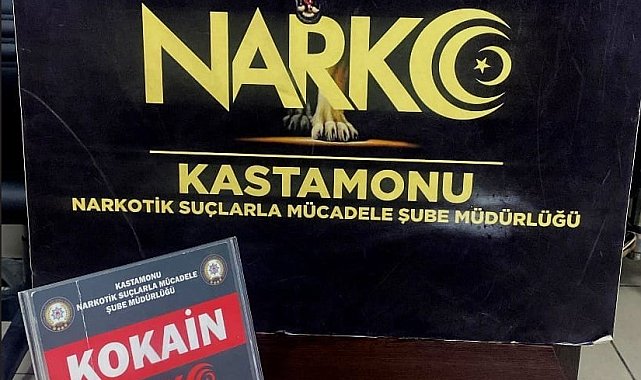 Kokainle yakalanan şahıs gözaltına alındı