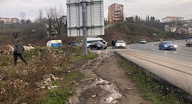 Kontrolden çıkan otomobil uçuruma yuvarlandı: 1 yaralı