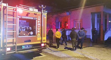 Konya'da ev yangını