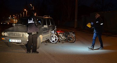 Konya'da otomobille motosiklet çarpıştı: 1 yaralı
