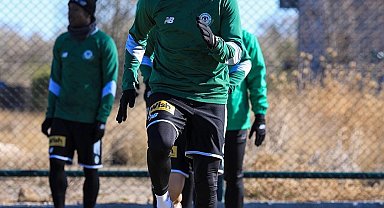 Konyaspor, Samsunspor maçı hazırlıklarını sürdürdü