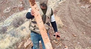 Köy yoluna kurulan çivili kapan nedeniyle 3 aracın lastiği patladı, köylüler tepki gösterdi