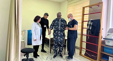 Kraliyet avukatı Eskişehir'de aldığı tedaviyle yürümeye başladı