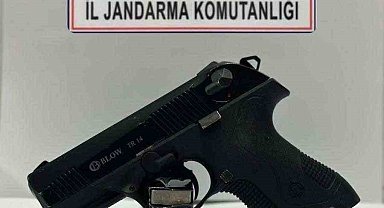 Kuru sıkıdan bozma tabanca ele geçirildi