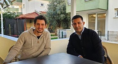 Kuşadası Belediye Başkanı Günel, hakem Halil Umut Meler'le görüştü