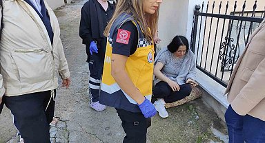 Kuşadası'nda köpeğini gezdiren kadına pitbull saldırdı