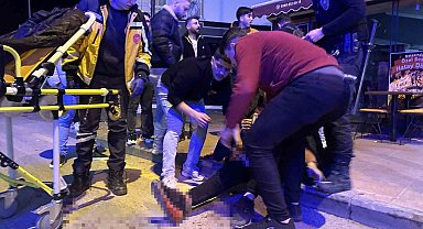 Kuşadası'nda sözlü şakalaşma kanla bitti: 1 yaralı